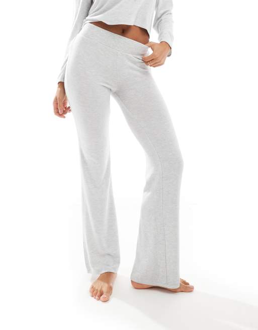 Cotton On super soft asia fit relaxed flare pajama pant in gray, 2 of 4