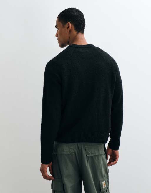 Cotton On super soft boxy knit in black, 2 of 5