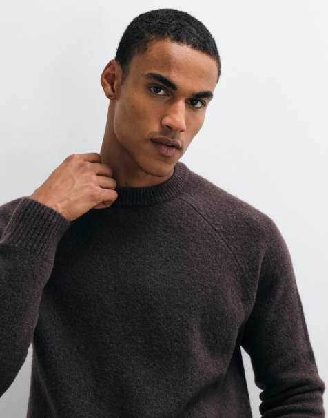 Cotton On super soft boxy knit in chocolate marle - view 1