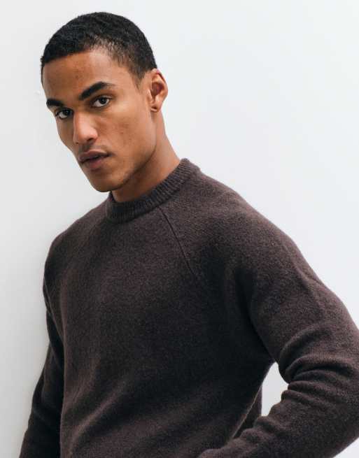 Cotton On super soft boxy knit in chocolate marle, 3 of 5