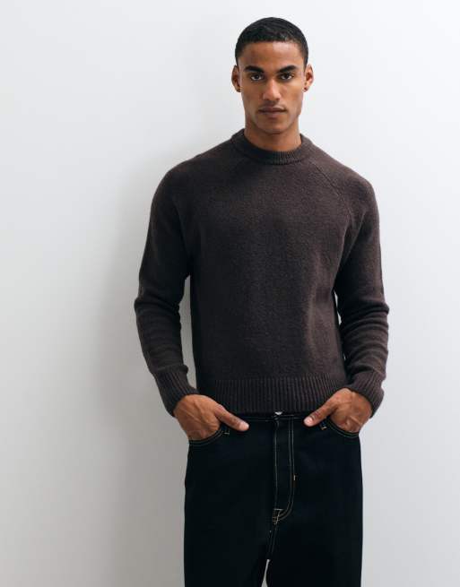 Cotton On super soft boxy knit in chocolate marle, 5 of 5