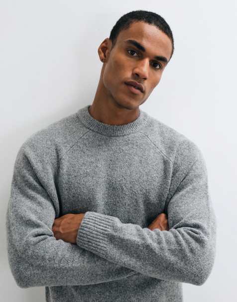 Cotton On super soft boxy knit in grey marle - view 1
