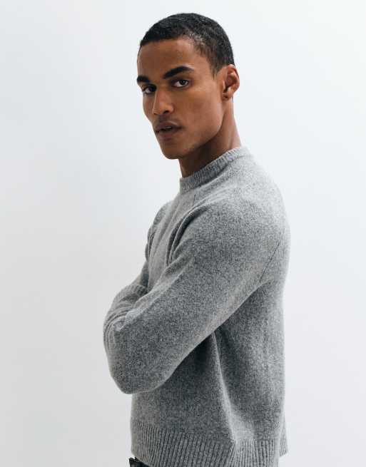 Cotton On super soft boxy knit in grey marle, 5 of 5