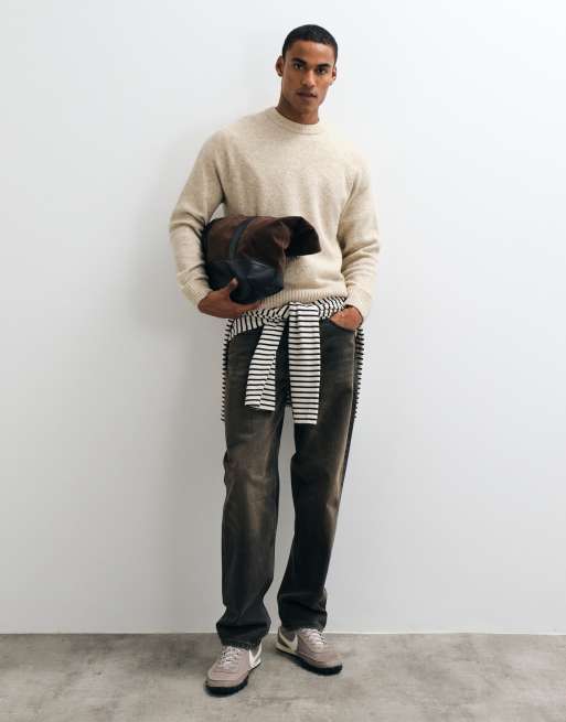 Cotton On super soft boxy knit in natural marle, 4 of 5