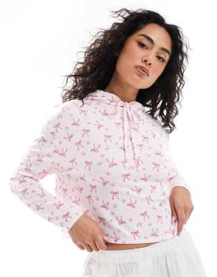 Shop Cotton:on Cotton On Super Soft Long Sleeve Pajama Hoodie In Pink