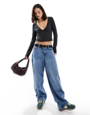 COTTON:ON COTTON ON SUPER SOFT RIBBED WRAP TOP 