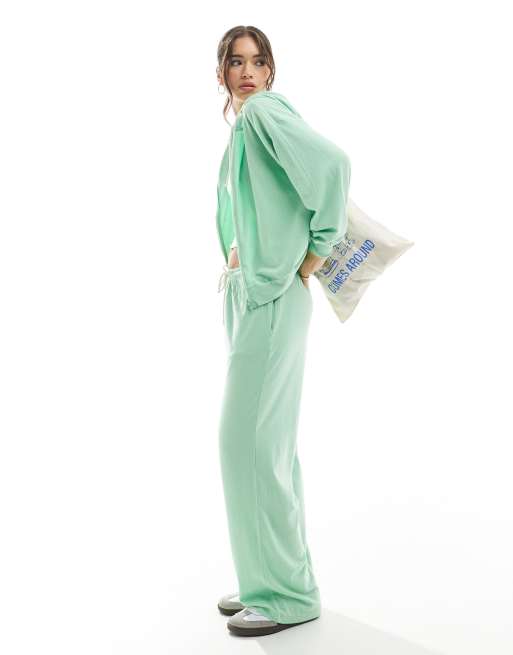 Cotton On - Superzachte lichtgewicht joggingbroek in gemêleerd lentegroen, deel van co-ord set