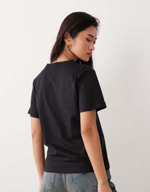 Cotton On – Svart, enkel t-shirt, 4 av 4