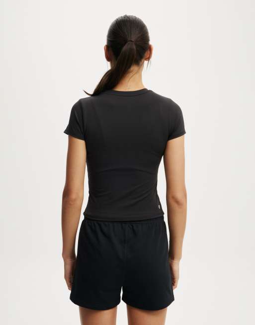Cotton On – Svart, figurnära, supermjuk t-shirt, 2 av 4