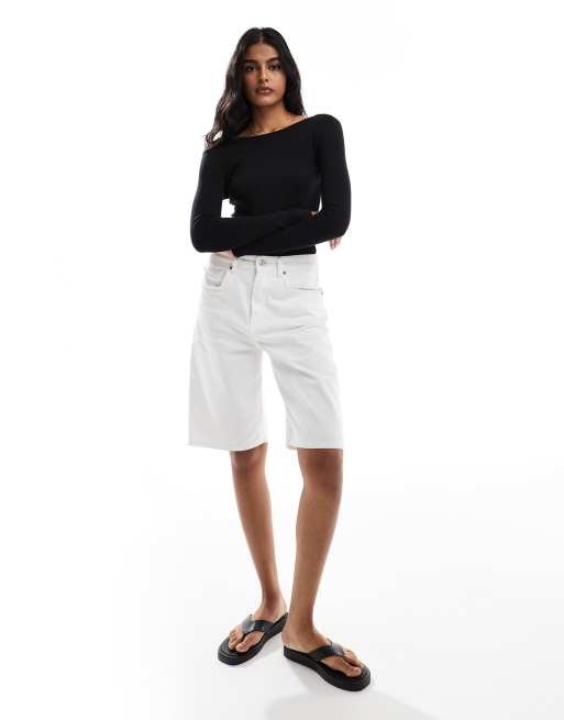 Cotton On – Svart, ribbad, klassisk body med öppen rygg, 3 av 4