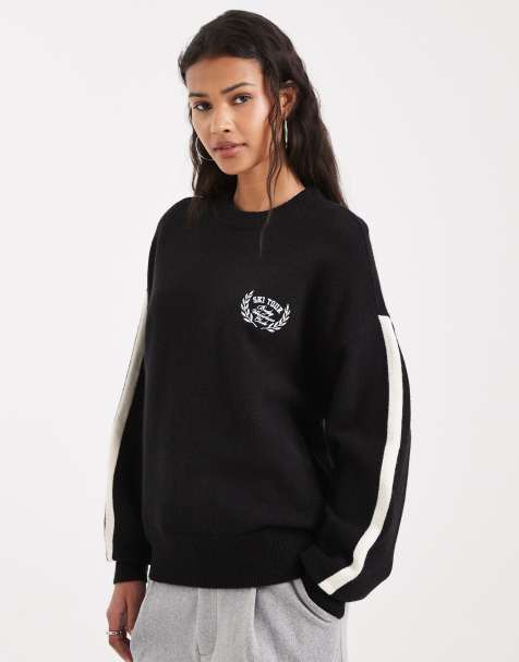 Cotton On – Svart, stickad och slouchy tröja - view 1