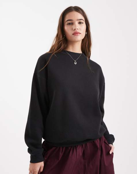 Cotton On – Svart sweatshirt i oversized fit - view 1