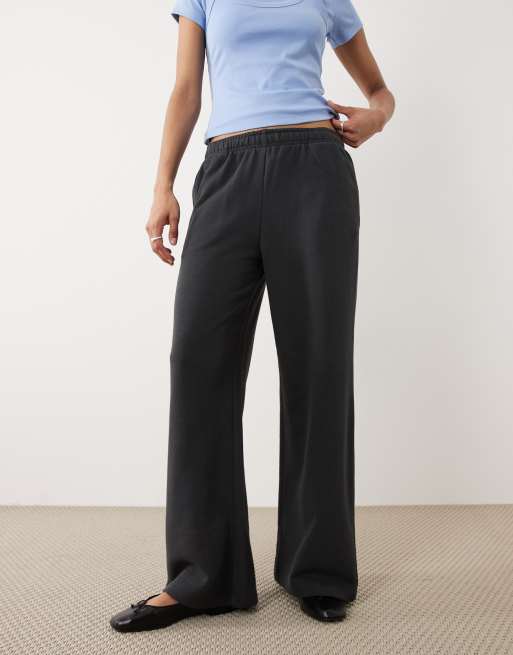 Cotton On – Svarta sweatpants med vida ben, 2 av 5