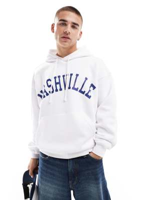 Sweat  capuche coupe carre avec imprim Nashville - Cotton On - Modalova
