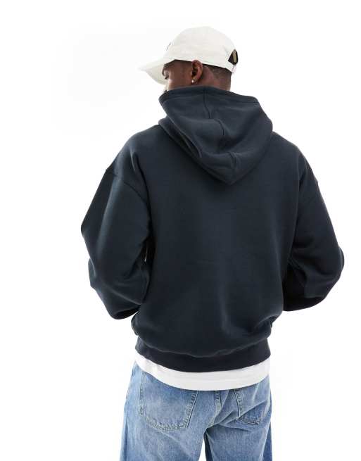 Cotton On - Sweat à capuche coupe carrée - Noir, 2 de 4