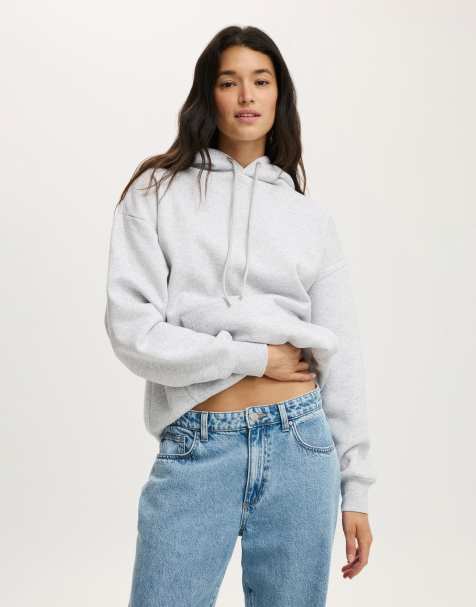 Cotton On - Sweat à capuche oversize de qualité supérieure - Gris - view 1