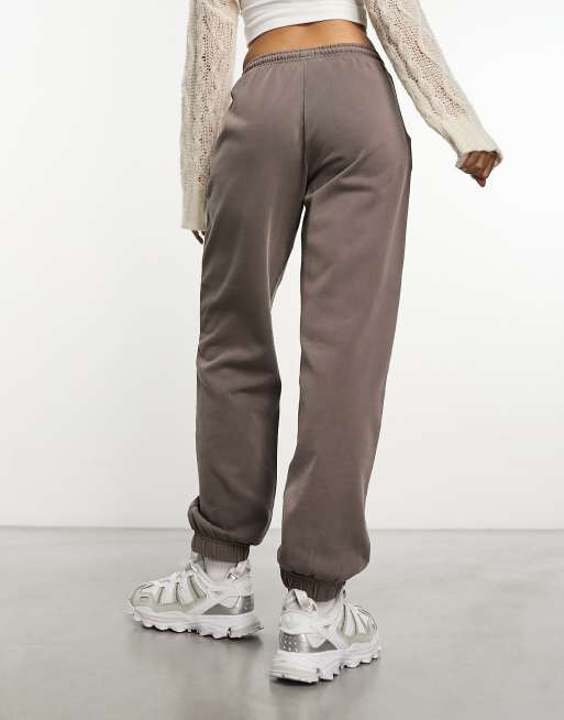 Cotton-blend Sweatpants - Dark taupe - Ladies