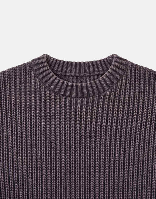 Cotton On sweter o prostym kroju z okrągłym dekoltem w kolorze szarym, 8 z 9