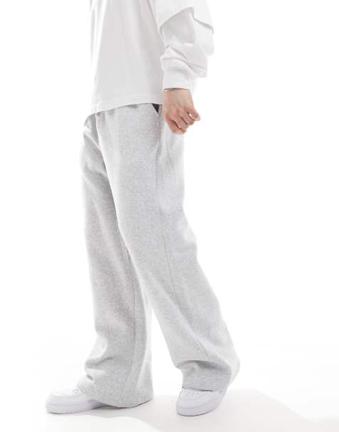 Cotton On wide leg jogger trousers in grey marle co-ord 