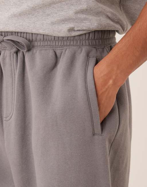 Cotton On – Szare spodnie dresowe super baggy ze ściągaczami, 5 z 5
