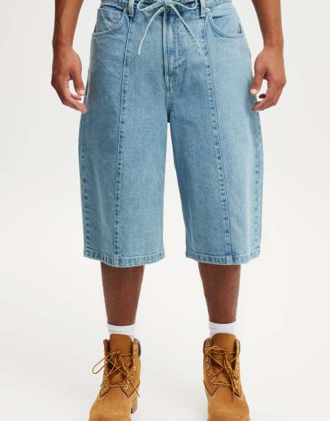 Cotton On denim jorts in sports blue