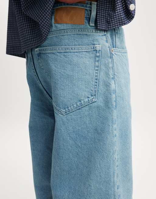 Cotton On – Szerokie szorty jeansowe w niebieskim kolorze, 3 z 4