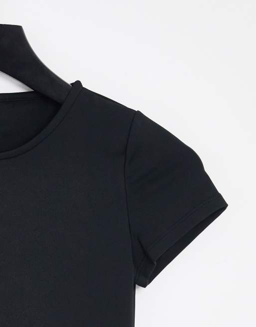 Cotton On - T-shirt a maniche corte nera con stampa astratta, 3 di 4