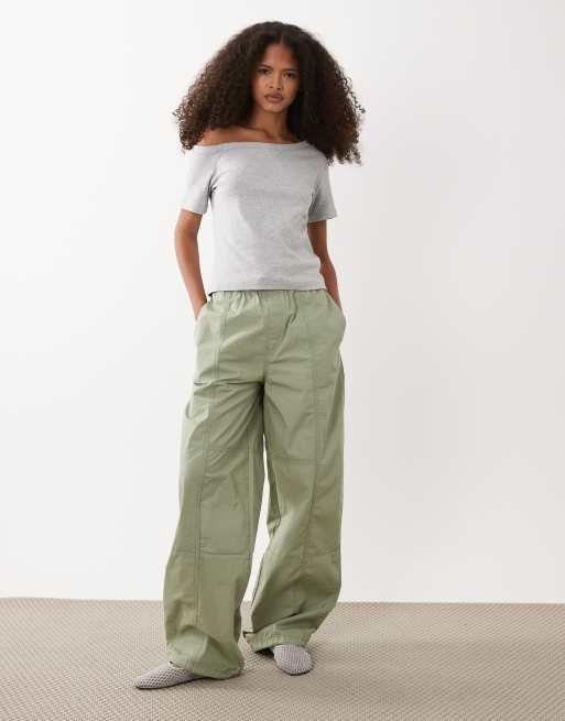 Cotton On - T-shirt asymétrique à manches courtes - Gris, 2 de 4