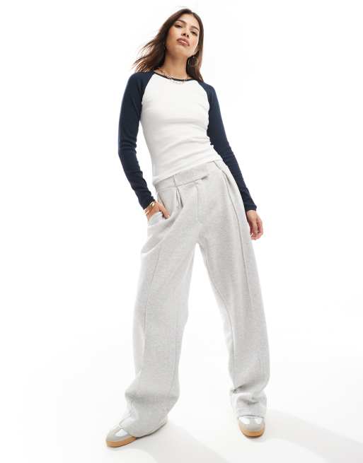 Cotton On - T-shirt bianca e blu navy con maniche raglan lunghe, 4 di 4