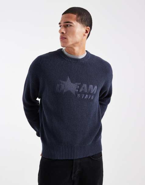 Cotton On - T-shirt coupe carrée - Indigo - view 1