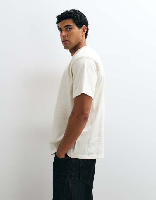Cotton On T-shirt i hverdagsfit i creampuff, 3 af 5