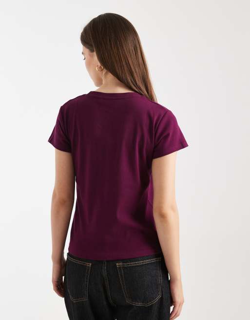 Cotton on - T-shirt mini anni '90 color blackberry belle, 4 di 4