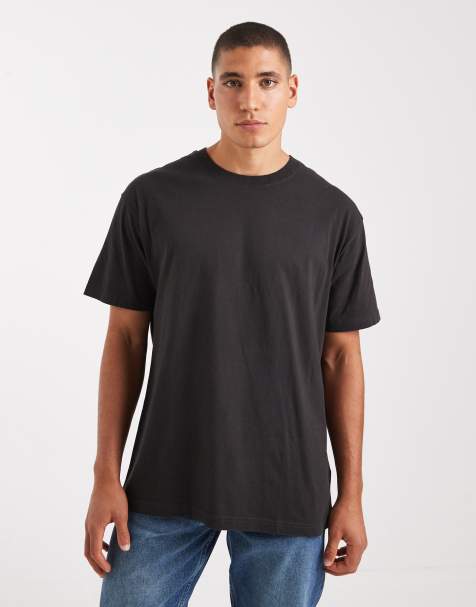 Cotton On – T-shirt o luźnym kroju w spranym czarnym kolorze - view 1
