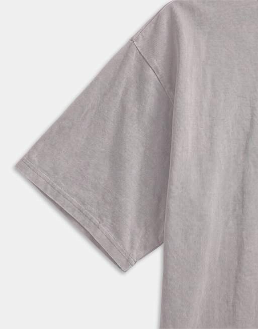 Cotton On - T-shirt squadrata color pietra ardesia, 8 di 9