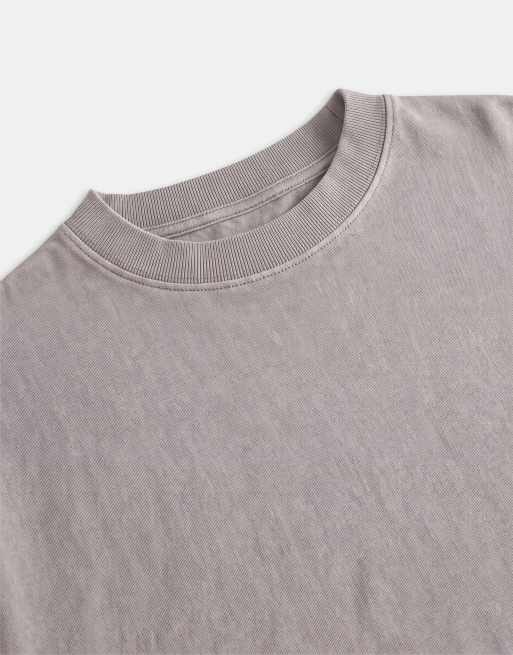 Cotton On - T-shirt squadrata color pietra ardesia, 9 di 9