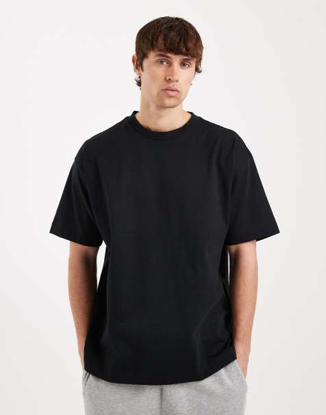 Cotton On - T-shirt squadrata nera - view 1