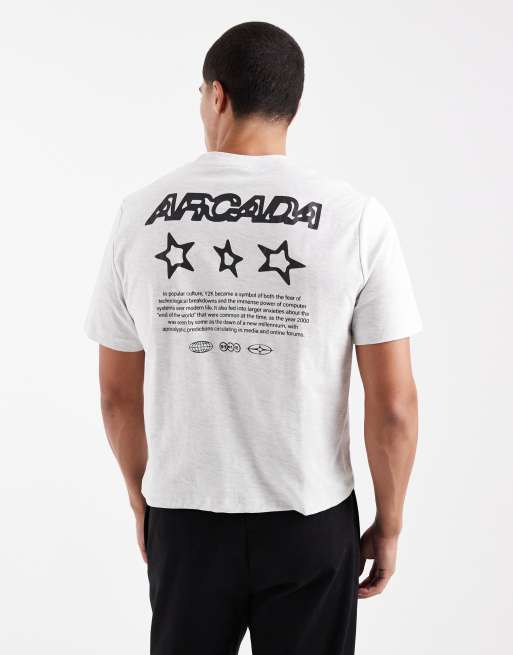 Cotton On - T-shirt taglio corto bianca con grafica