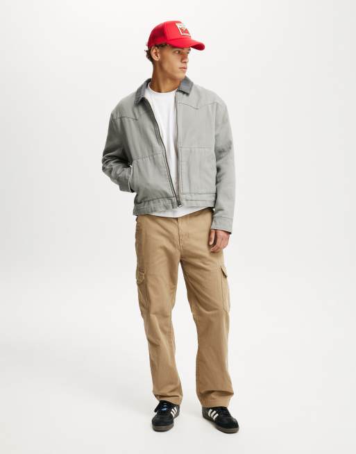 Cotton On Tactical cargo pant in beige - BEIGE