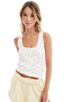 Shop Cotton:On Cotton On tank top with ruching in strawberry Online – Trendy & Affordable Fashion