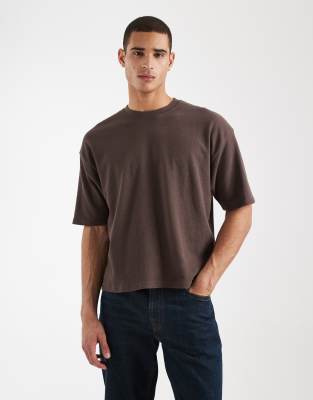 Cotton On Terry T-shirt In Brown