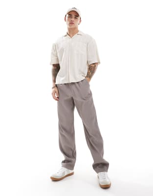 COTTON:ON COTTON ON TEXTURED WEAVE SHIRT 