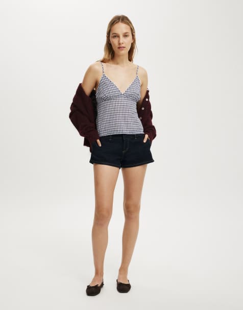Cotton On The daydream cami in blue check