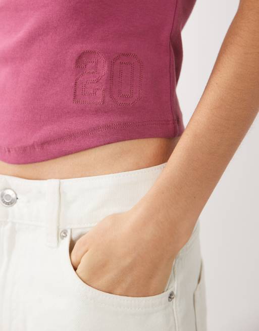 Cotton On The Graphic cami in rich plum, 4 of 4