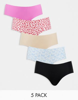 Cotton:on Cotton On The Invisible Boyleg Panty 5 Pack-multi