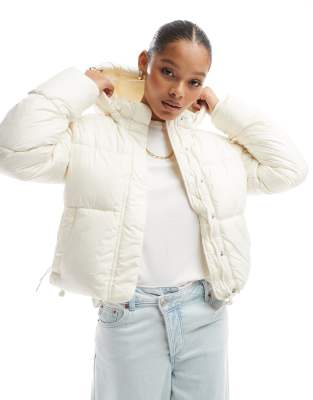 Cotton:On Cotton On The Mother puffer jacket in coconut milk-White