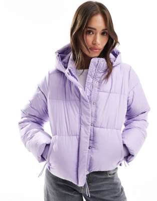 Cotton On - The Mother - Pufferjacke in Lila-Rosé-Gelb