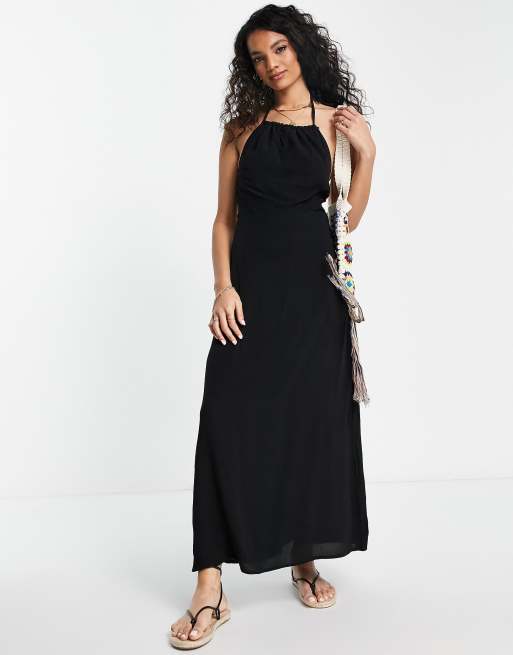 sachin and babi light blue dress Halter Me Shailee Dress