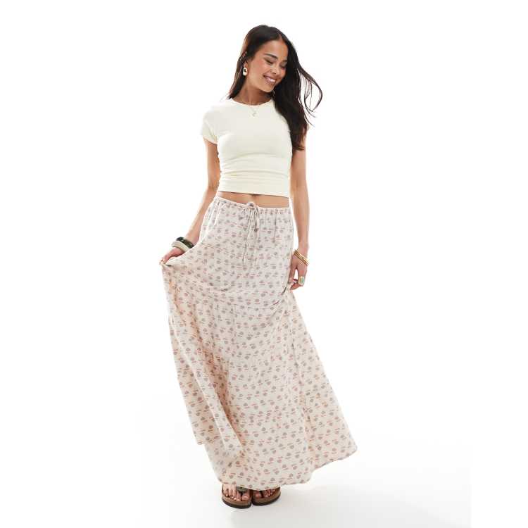 ★MARDI MERCREDI★MAXI NATURAL STONE SKIRT★大人気★ MARDI MERCREDI