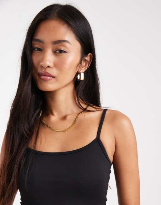 Cotton On - Top a canotta basic nero, 3 di 4