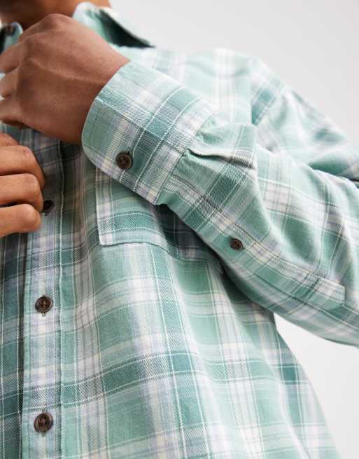 Cotton On – Tribeca – Langärmliges Hemd in Grün, 5 von 5